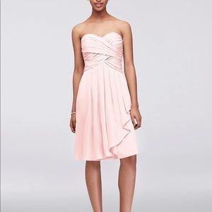 Crinkle Chiffon Dress Pink Petal - 8